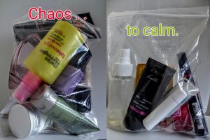 Hand on sale luggage toiletries