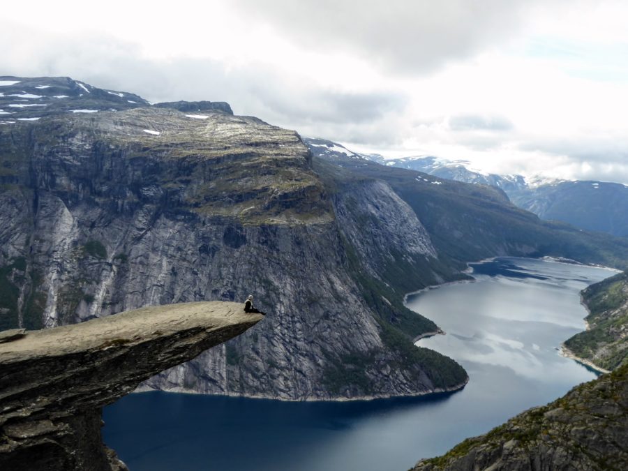 Trolltunga, Norway: Taking a seat on the Trolls Tongue!