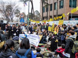 Comfort women demonstration Seoul