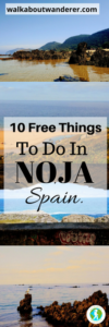 10 Free things to do in Noja, Spain by Walkabout Wanderer Keywords Tourist guide Noja Cantabria Solo female travel blogger