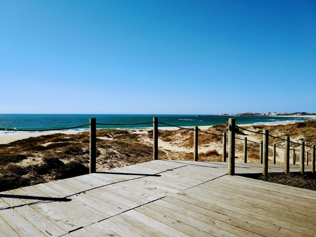 boardwalk Vila Nova de Gaia and Espinho Portugal 