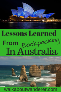 Lessons Learnt from backpacking Australia by Walkabout Wanderer