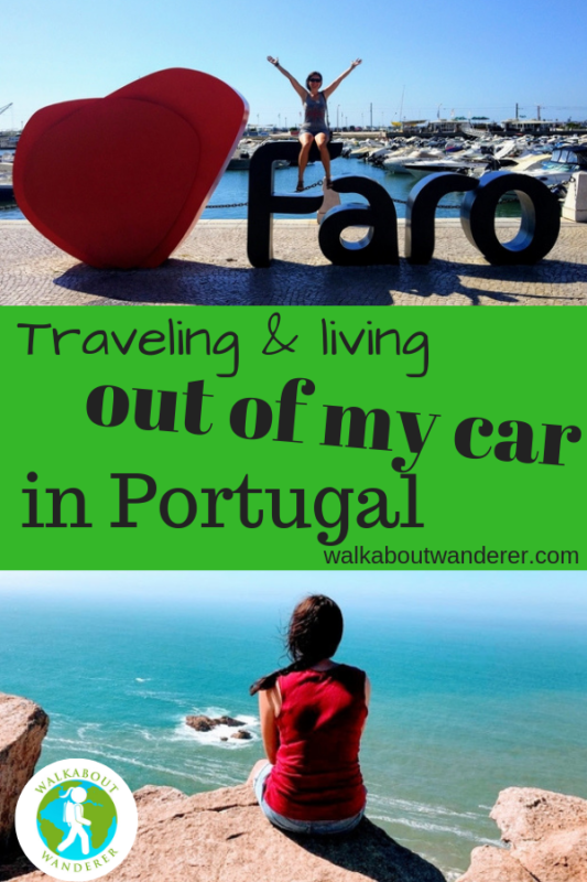 Travelling and living out of my car in Portugal by Walkabout Wanderer