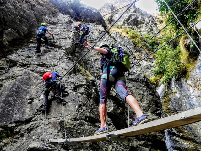 Wildwire Wanaka via ferrata New Zealand